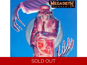 Megadeth ‎– Hangar 18 - UK Limited Edition 2 Track 7" Shaped Picture Disc c/w Backing Card